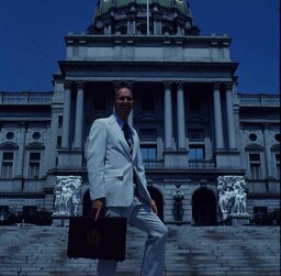 Member Photo on Capitol Steps