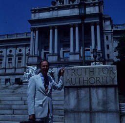 Member Photo on Capitol Steps