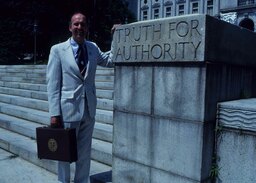 Member Photo on Capitol Steps