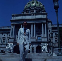 Member Photo on Capitol Steps