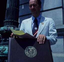 Member Photo on Capitol Steps