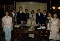 Matthew Ryan, Student Visit to Ryan's Office