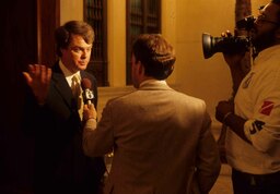 Press Interview with Cameras, Outside House Chamber