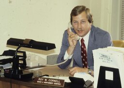 Office Photographs, Sitting at desk