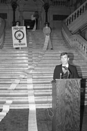 Pro Life Rally, Speaking, Rotunda, Supporters