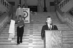 Pro Life Rally, Speaking, Rotunda, Supporters