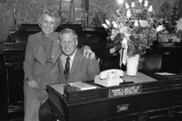 Swearing In Day, Seated, House Floor, Wife