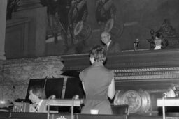 Standing at the Speaker's Rostrum, House Floor