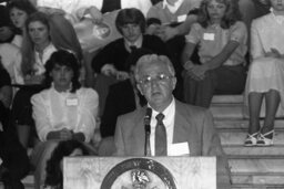 Art Exhibit (Rotunda Ceremony), Representative Ryan Speaking in the Rotunda, School Children