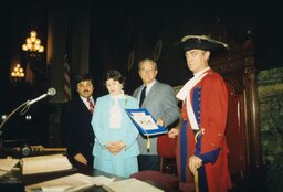 House Floor Event, Acceptance of Citation, 1779 Reenactment