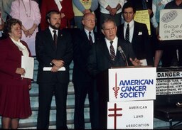 American Cancer Society Rally in Main Rotunda, Members