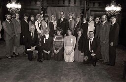 Group Photo in Governor's Reception Room, Members, Senate Member