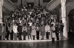 Group Photo in Main Rotunda, Members, School Children