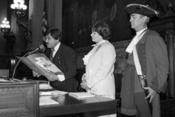 Citation Presentation, 1776 Drum and Bugle Corps Performers, Members, Speaker's Rostrum