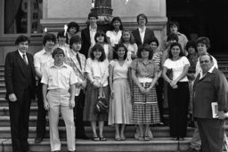 Group Photo on the Capitol Main Steps, Members, Students