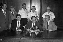 Citation Presentation in Governor's Reception Room, Members, Senate Members