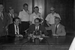 Citation Presentation in Governor's Reception Room, Members, Senate Members