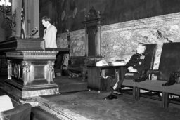 Reception, US Marines Guest on the House Floor, Members, Military, Speaker's Rostrum