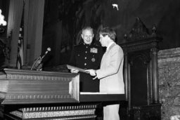 Reception, US Marines Guest on the House Floor, Members, Military, Speaker's Rostrum