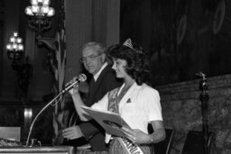 Citation Presentation to Miss Teenage Pennsylvania, Members, Speaker's Rostrum