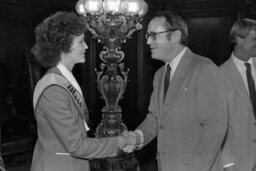 Photo Op in Governor's Reception Room, Miss Pennsylvania