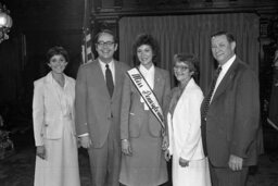 Photo Op in Governor's Reception Room, Miss Pennsylvania