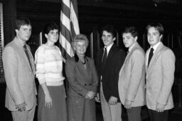 Group Photo in the Governor's Reception Room, Members, Students