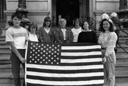 Group Photo on Capitol Steps, Capitol and Grounds, Members, Student