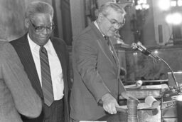 Members, Speaker's Rostrum