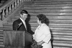 Award Presentation to a Representative, Guest Speaker, Main Rotunda, Members