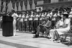 Naval Ceremony on the Capitol Steps, Capitol and Grounds, Members, Military