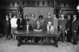 Bill Signing in Governor's Reception Room, Guests, Members