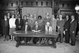 Bill Signing in Governor's Reception Room, Guests, Members