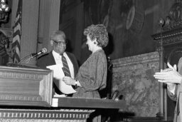 Portrait Dedication of Marion Munley, First Lady of the State, House Floor