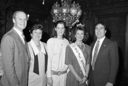 Photo Op in Governor's Reception Room, Family, Members, Miss Coal Queen