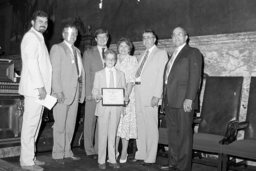 Award Presentation by Governor, Guests, Members, Speaker's Rostrum, Students