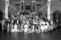 Group Photo in Main Rotunda, Members, Senior Citizens, Students