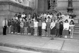 Group Photo on Capitol Steps, Capitol and Grounds, Members, Students