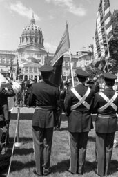 Veterans Memorial Ceremony, Auditor General, Color Guard, Members, Soldier's Grove