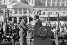 Veterans Memorial Ceremony, Auditor General, Color Guard, Members, Soldier's Grove