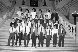 Group Photo in the Main Rotunda, Members, Students