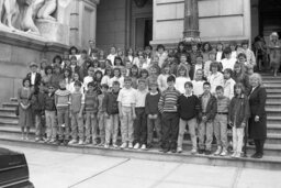 Group Photo on Capitol Steps, Capitol and Grounds, Members, Students