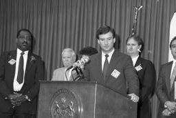 Press Conference on Family Medical Leave, Members, Participants, Press Room, Reporters