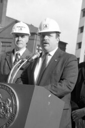 Press Conferences, Press Conference at a Construction Site, Governor, Members