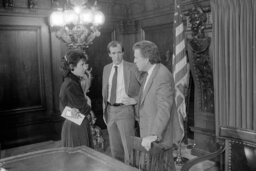 Bill Signing in Governor's Reception Room, Members, Reporters