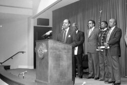 Press Conference in House's Press Room, Members, Senate Members