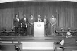 Press Conference in House's Press Room, Members, Senate Members