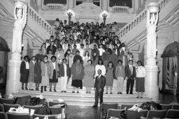 Group Photo in Main Rotunda, Members, Students