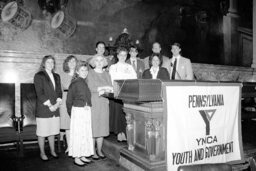 Group Photo on the House Floor, Members, Speaker's Rostrum, Students