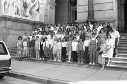 Group Photo on Capitol Steps, Capitol and Grounds, Members, Students